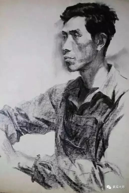 著名油画家，陈逸飞素描速写