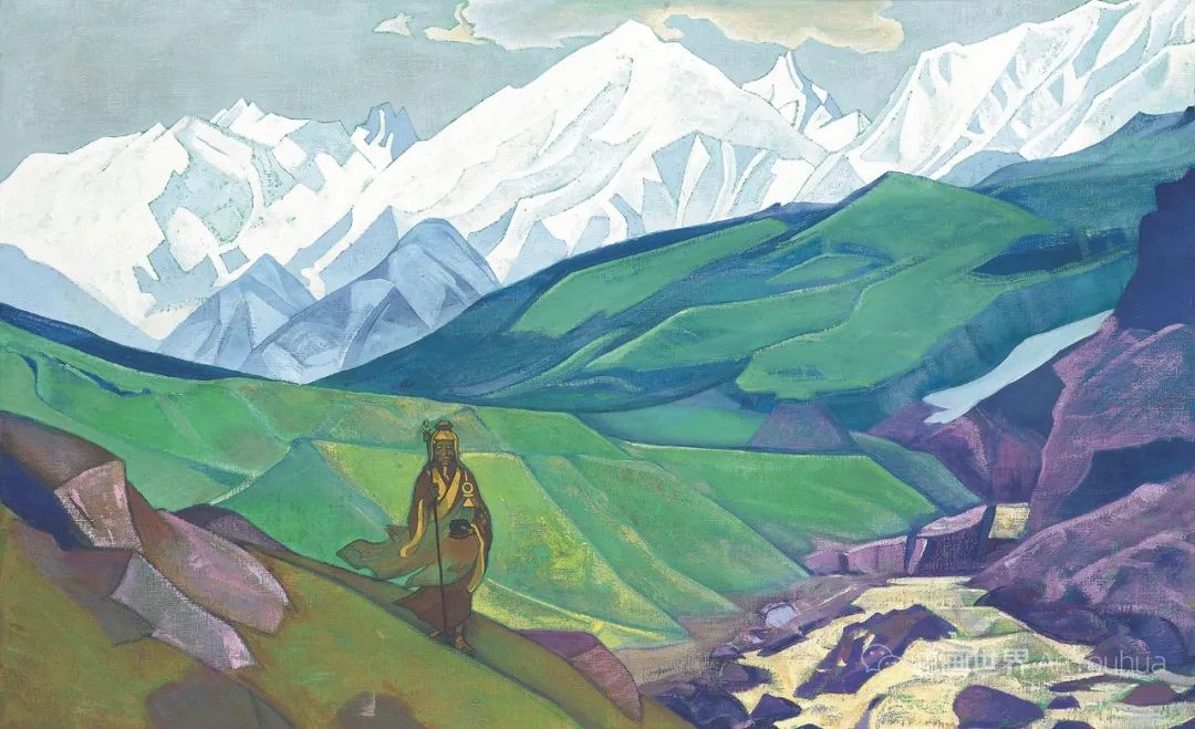 旷世奇人笔下奇幻的喜马拉雅世界，爱因斯坦印象最深的画作！