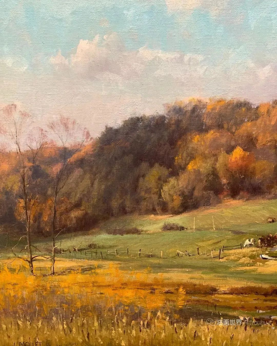 迷人的油画风景，美国画家约瑟夫·帕奎特作品！