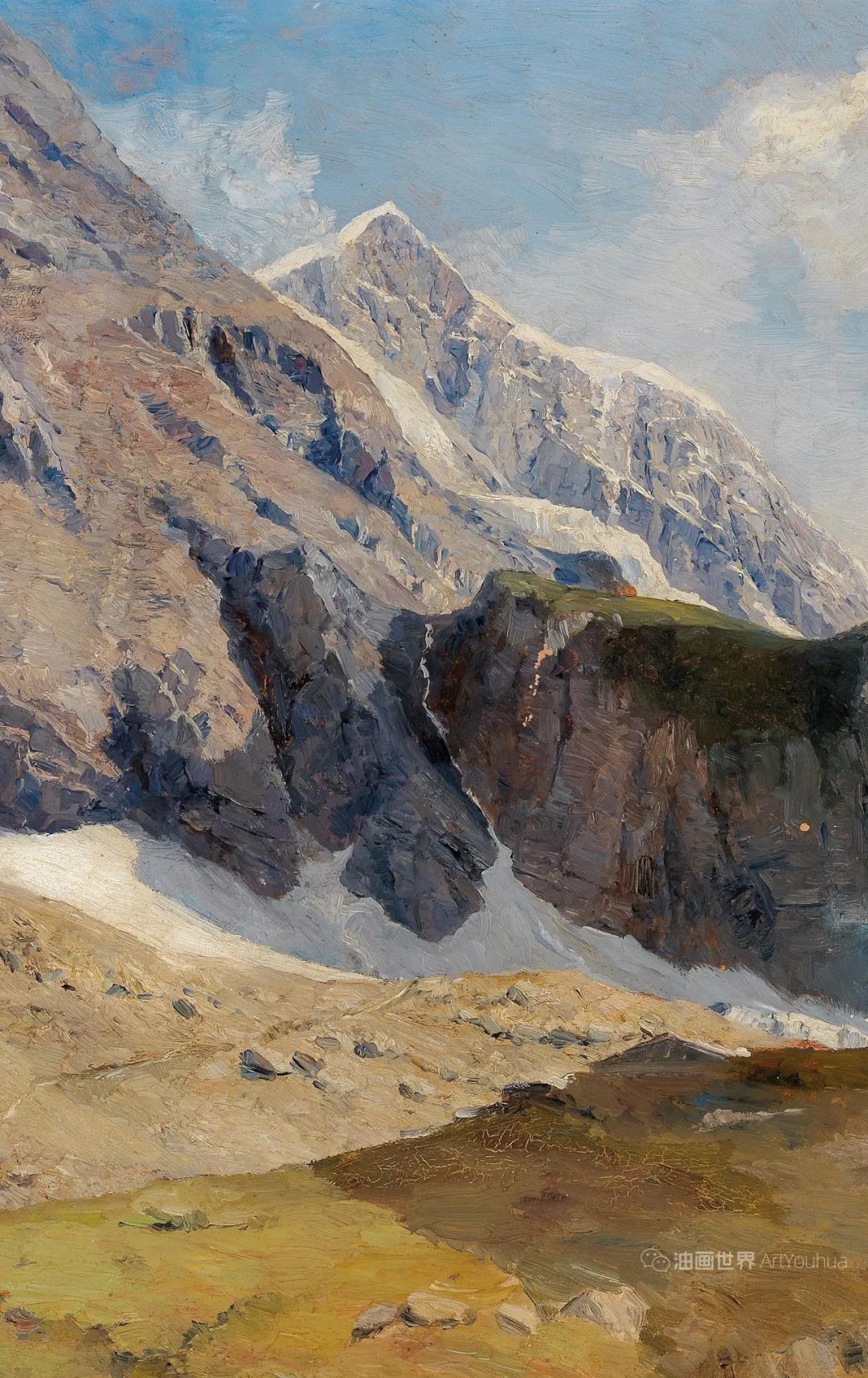 大笔触的抒情风景画，奥地利画家玛丽·埃格纳！