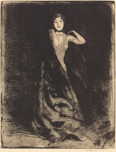 巴黎美院院长，贝纳尔的素描版画