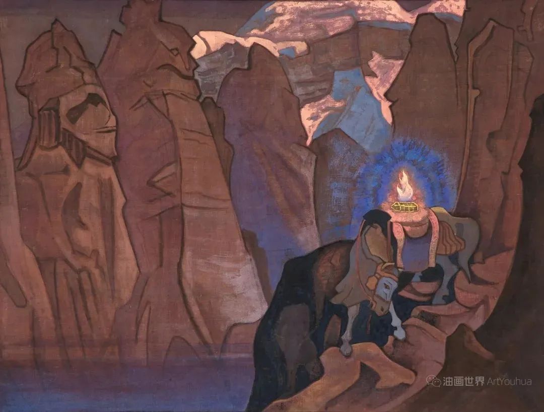 俄罗斯神秘主义画家，尼古拉斯·罗里奇作品
