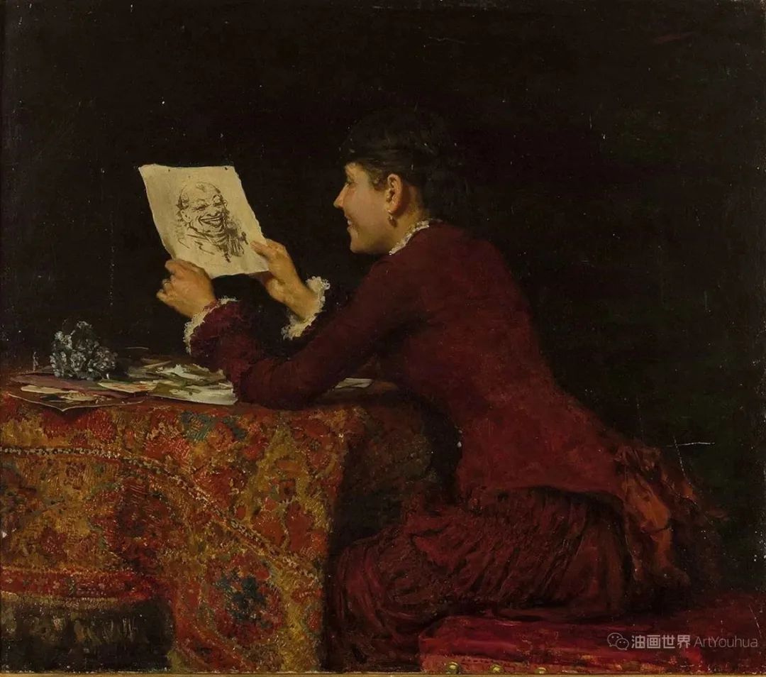 19世纪现实主义画家，乔瓦尼·穆齐奥利作品