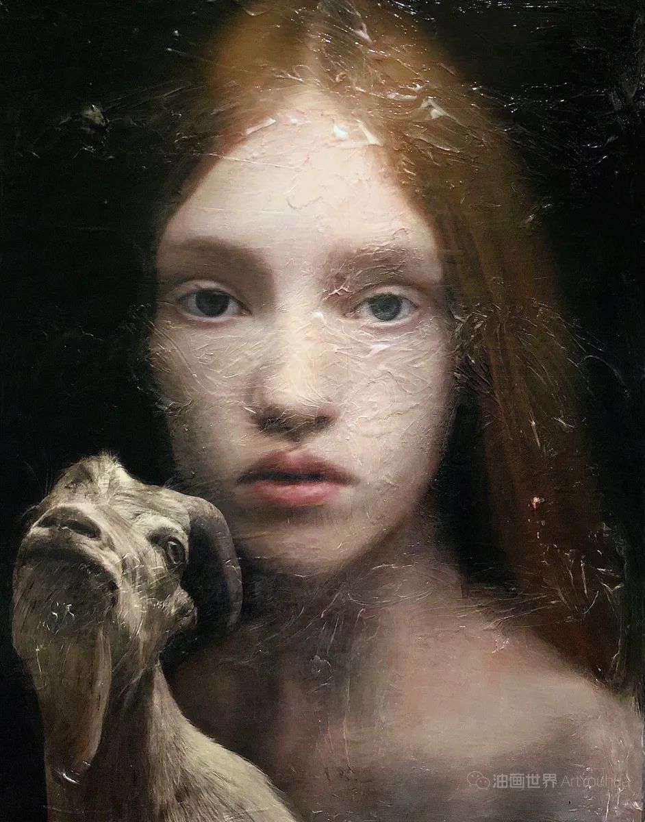 阴森而永恒的肖像画，拉维利·米勒作品