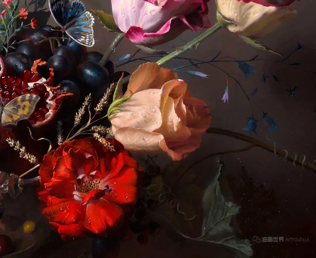 超写实静物花卉，​阿列克谢·安东诺夫作品！