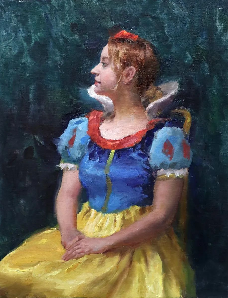 对色彩和光线的印象派运用，多米尼克·阿凡特油画