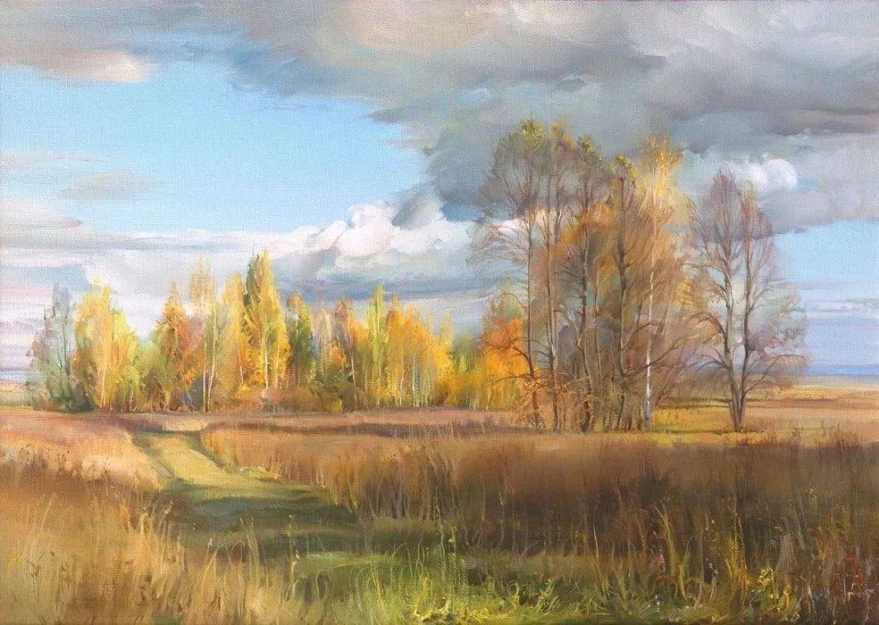细腻的俄罗斯风景油画，真的太美了！