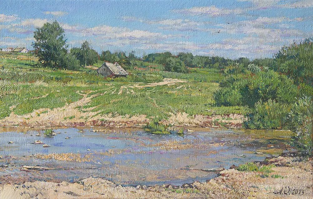 俄罗斯学院派风景油画，安东·奥夫谢尼科夫作品
