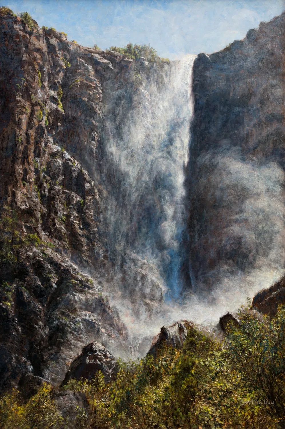 詹姆斯·麦克格鲁的长画幅风景油画，太壮丽了！