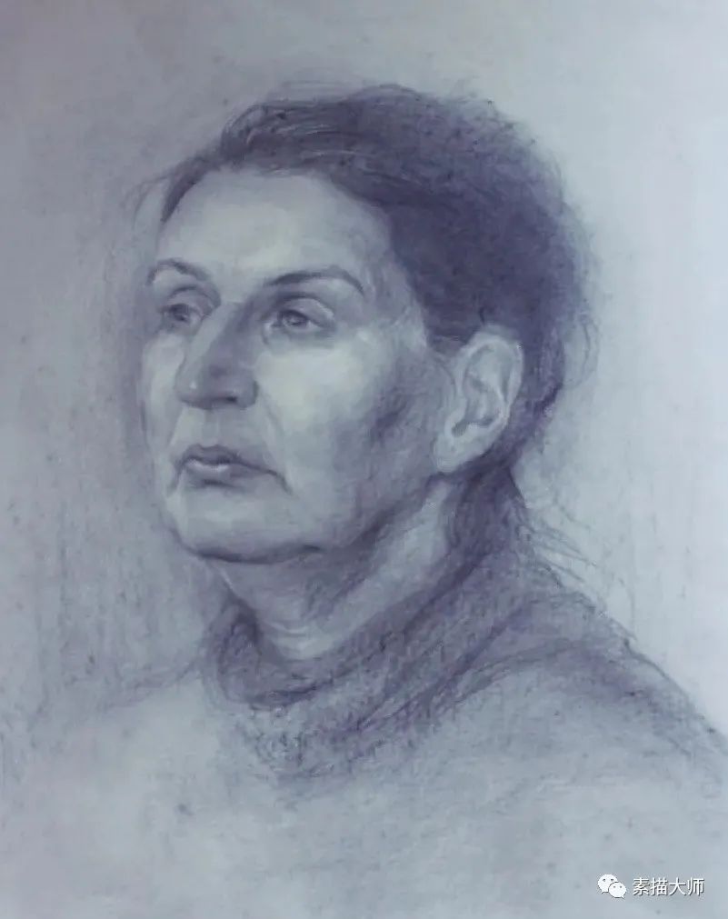 俄罗斯画家，阿里娜·舒尔皮纳的素描作品