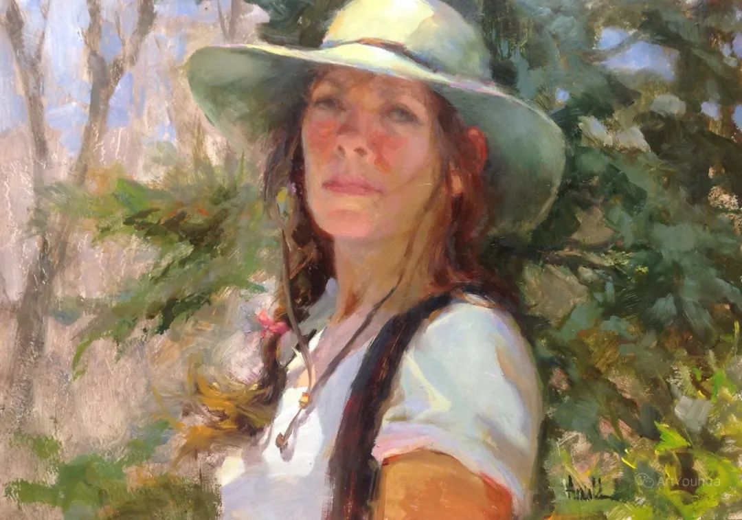 美国优秀女画家，卡罗尔·阿诺德油画欣赏