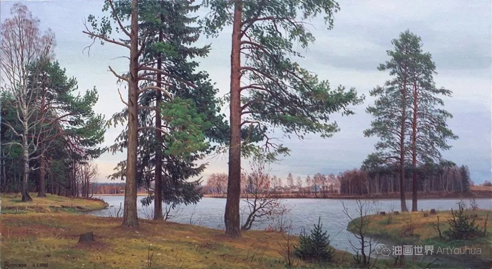 四季风景油画，俄罗斯画家​亚历山大·佐留科夫！