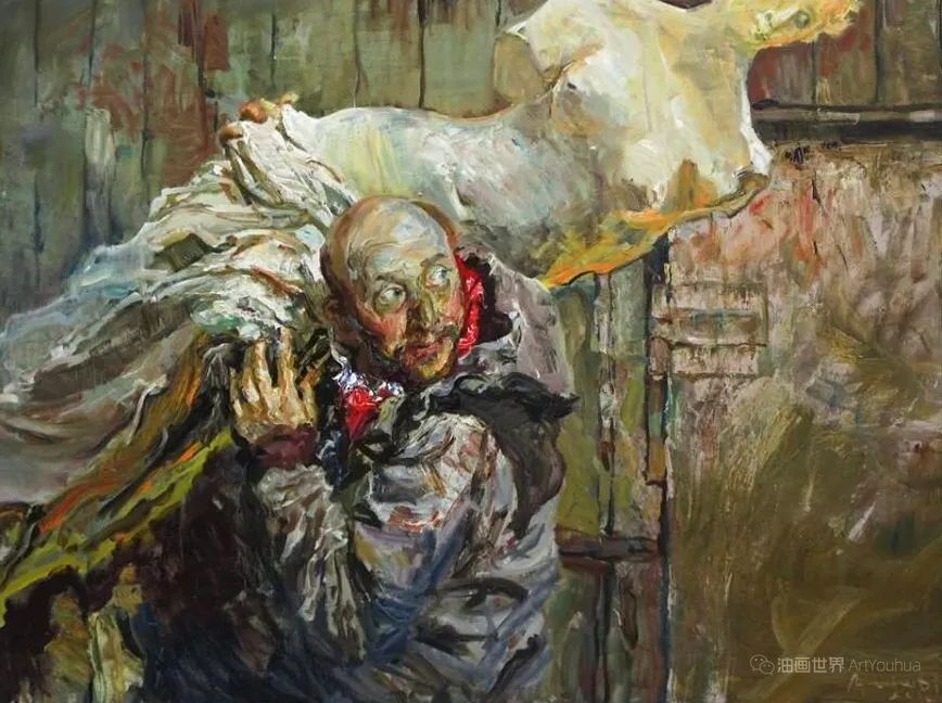 带有讽刺的画作，俄罗斯画家康斯坦丁·卢帕诺夫