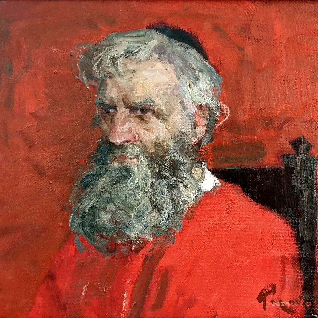 人物肖像，俄罗斯当代画家亚历山大·季申科油画