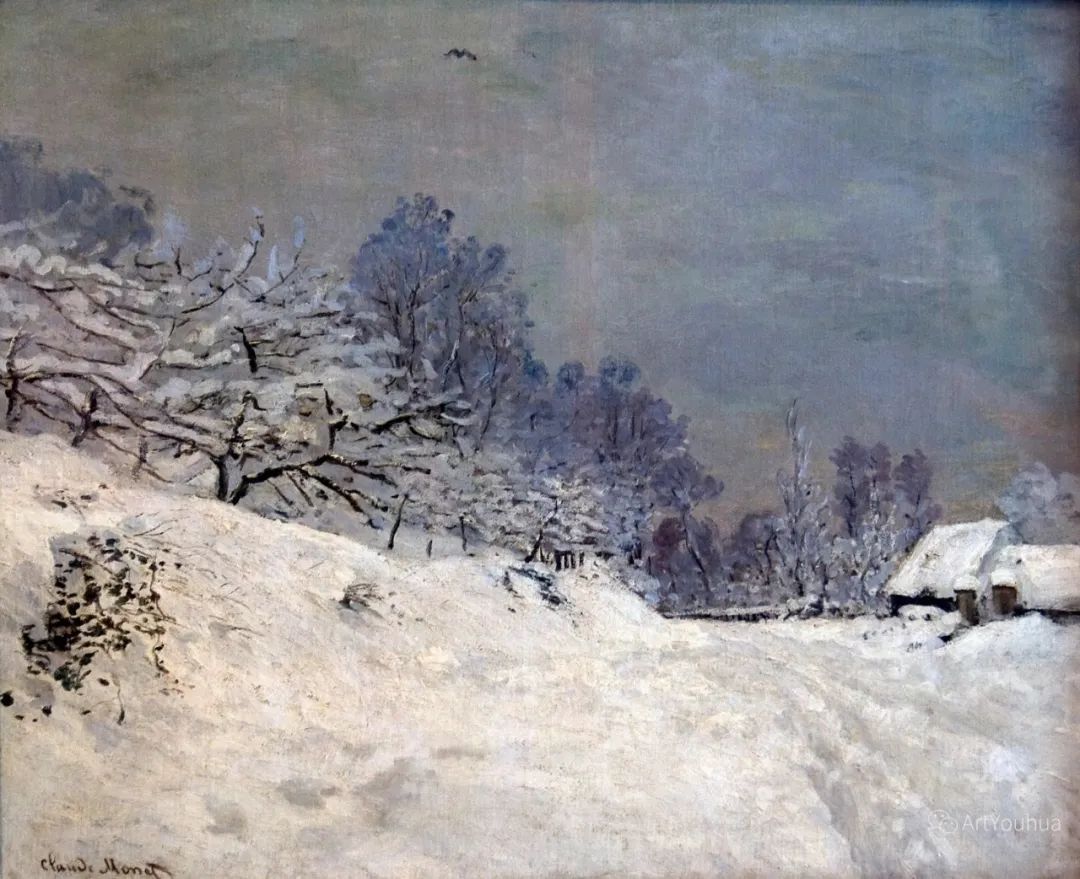 莫奈的冰雪之美，冬景作品 86幅！